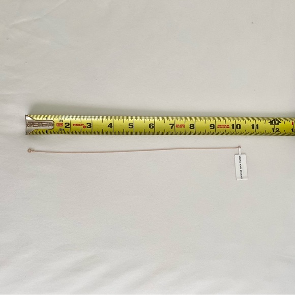 Stone and Strand Rose Gold Anklet - Picture 3 of 7